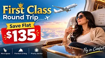 first class round trip